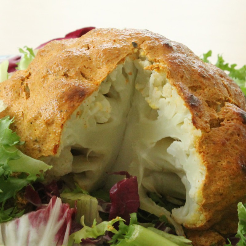 Spicy Roasted Cauliflower