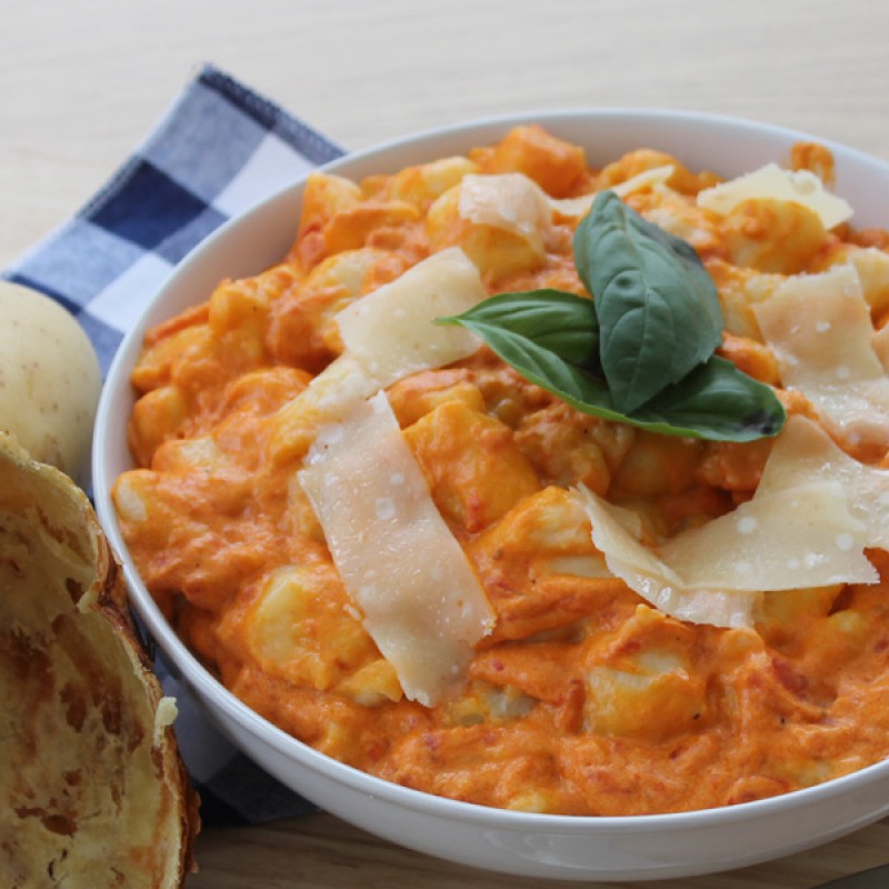 Gnocchi with Creamy Tomato Sauce